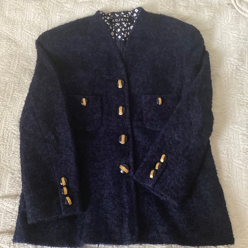 Mohair lined jacket